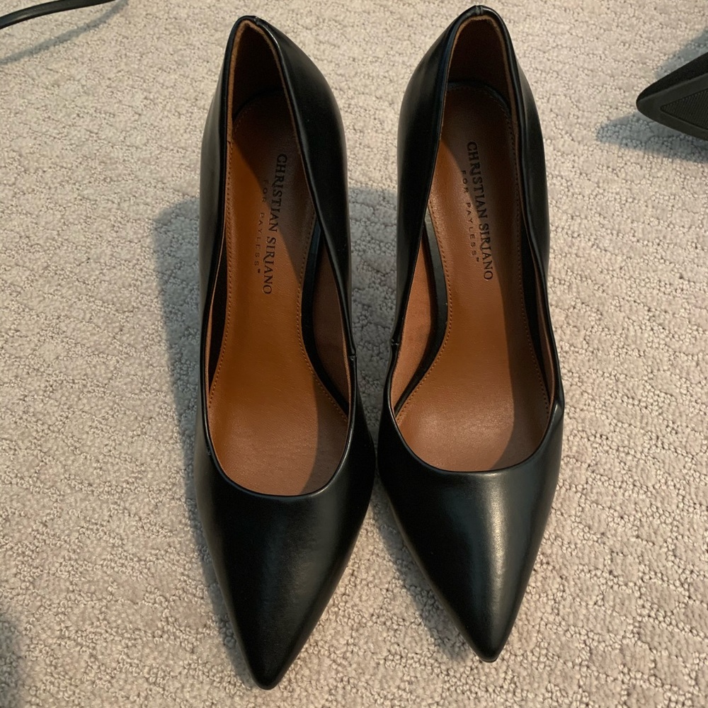 Black Christian Siriano Pumps